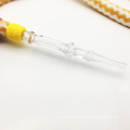 1.8m Yellow Striped Fur Design Acrylic Hookah Shisha Hose Pipe (ES-HH-006)